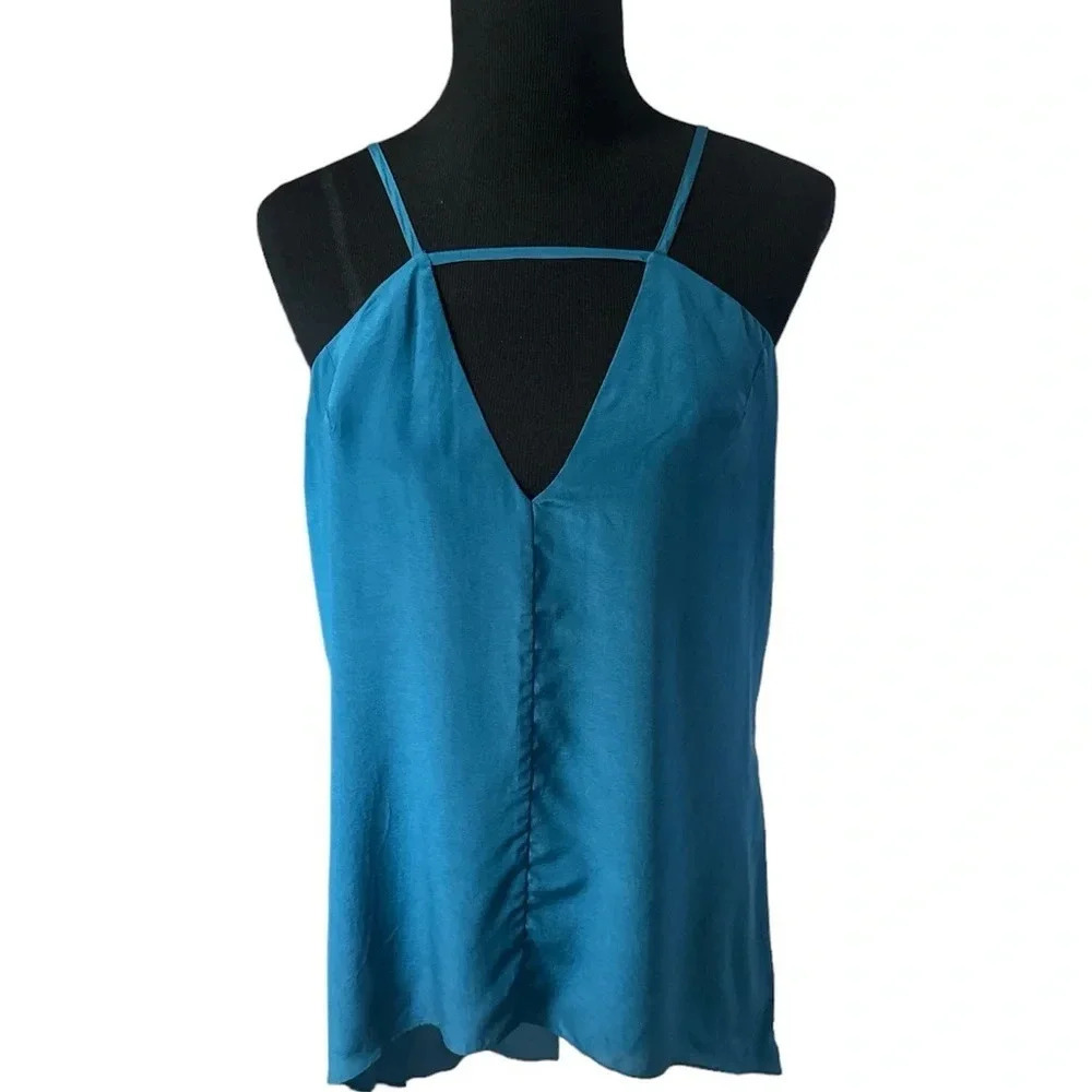Hawks 100% silk tank top